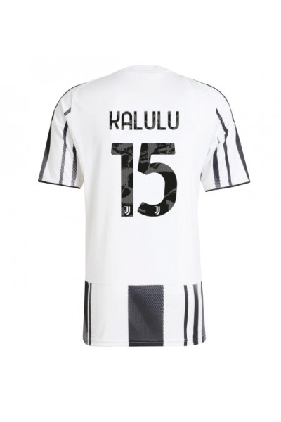 Juventus Pierre Kalulu #15 Jalkapallovaatteet Kotipaita 2025-26 Lyhythihainen Juventus Pierre Kalulu #15 Jalkapallovaatteet Kotipaita 2025-26 Lyhythihainen